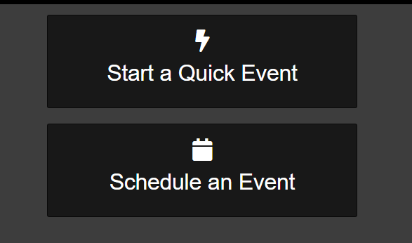 Start or schedule an event