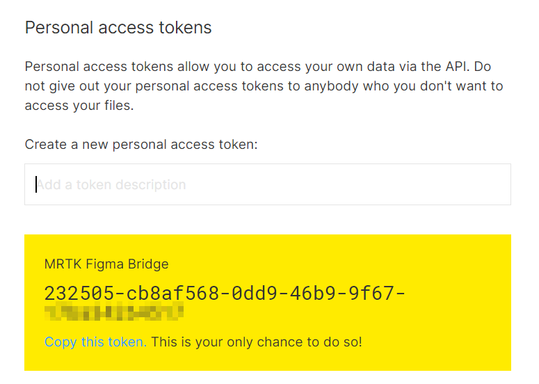 Figma Bridge - Get Token