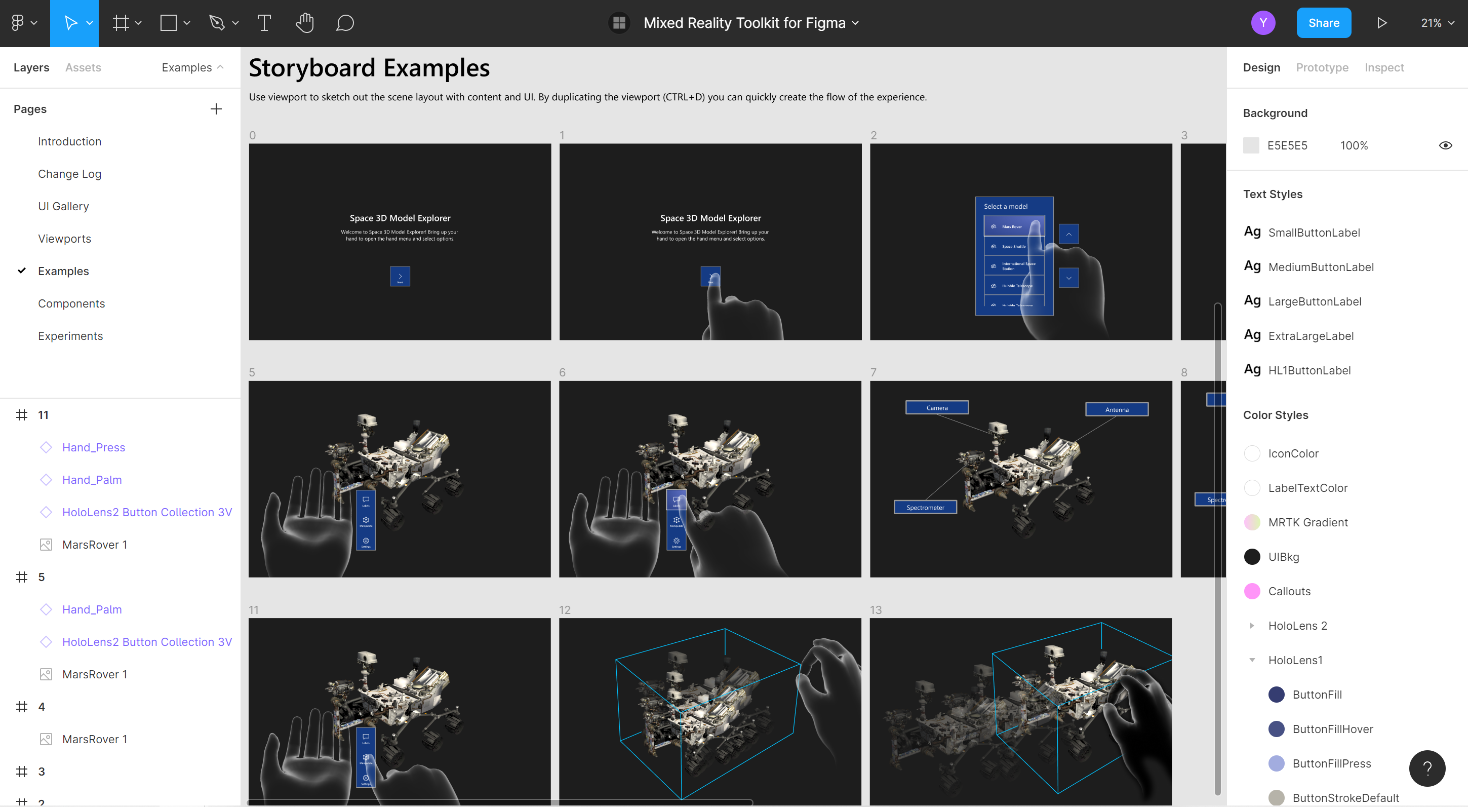 Figma Toolkit Example - Storyboarding