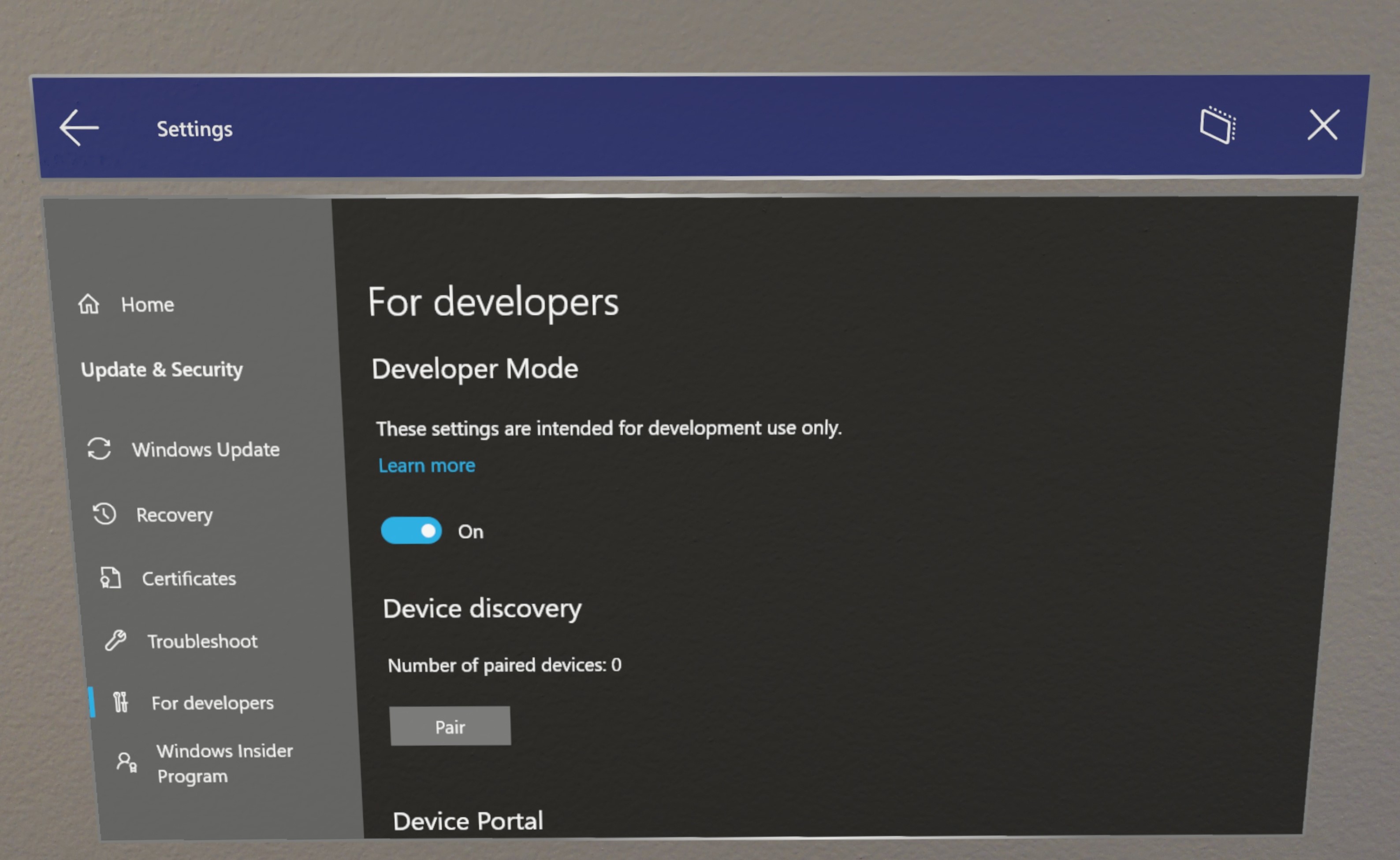 Working with Running Apps, Using the Windows 10 Interface