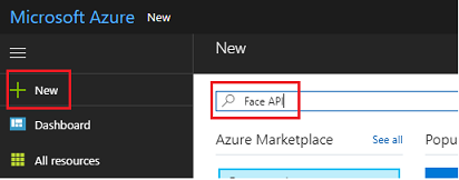 search for face api