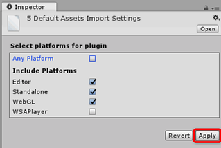 apply platform changes