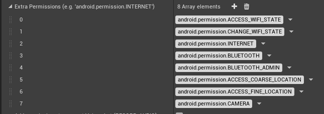 Android APK project settings