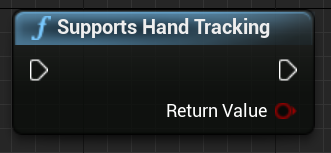 Supports Hand Tracking BP