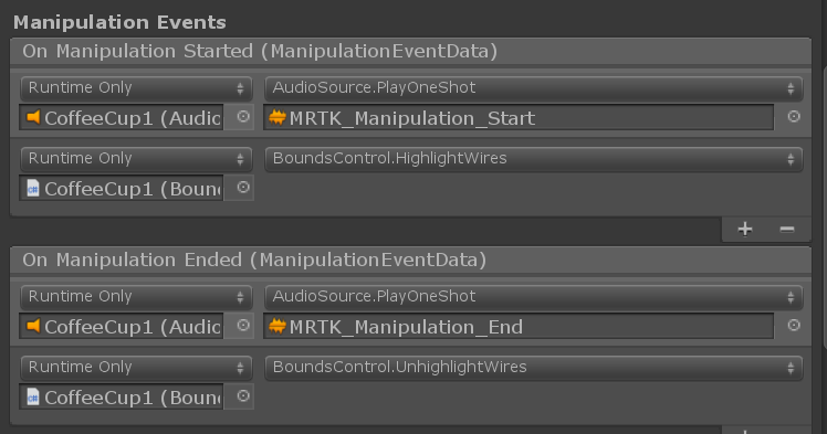 Bounds control Object Manipulator