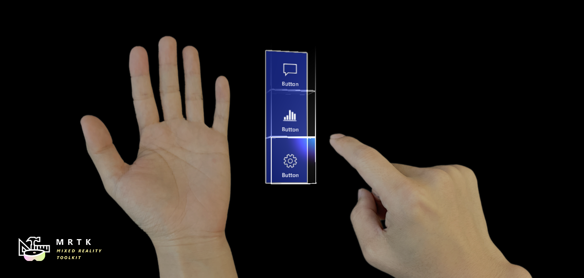 Hand menu - MRTK 2