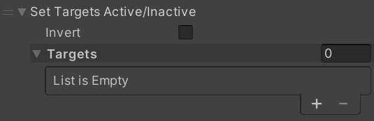 SetTargetsActiveEffect inspector view