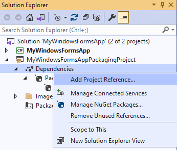 Add Project Reference