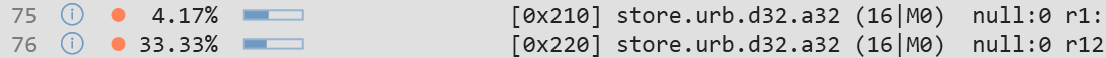 Screenshot that shows Instruction cost.