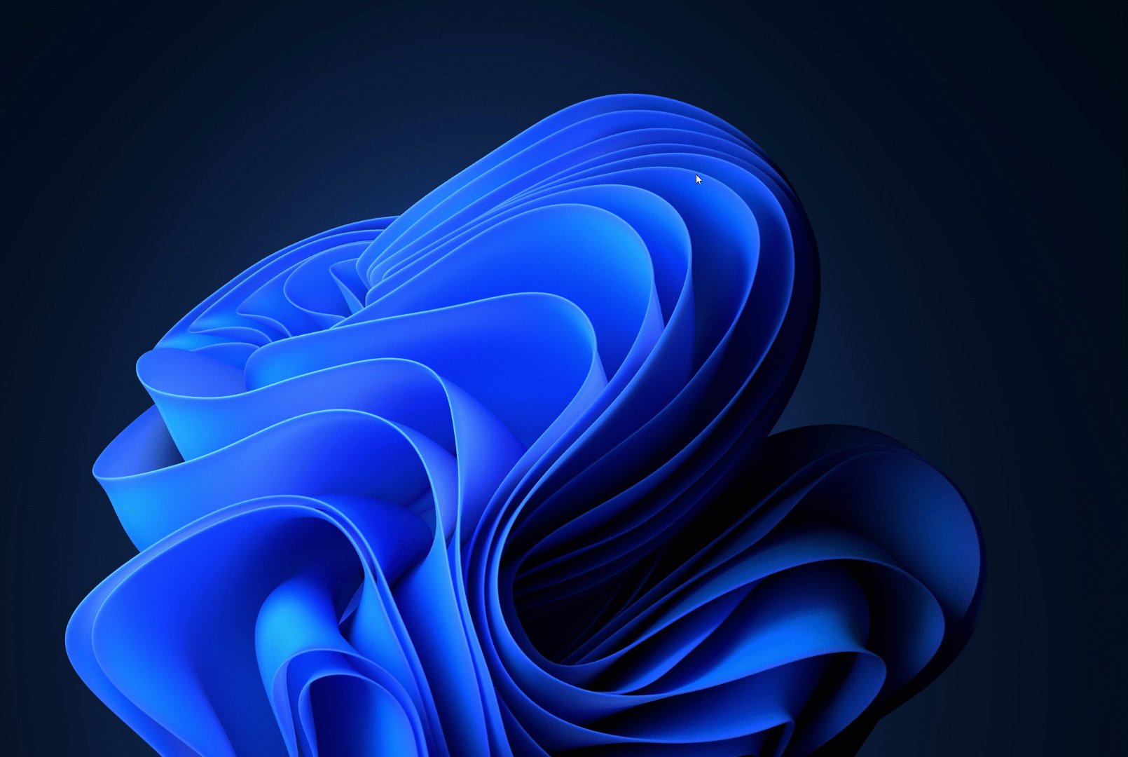 An animated gif of the PowerToys Find my mouse feature of its Mouse Utilities.