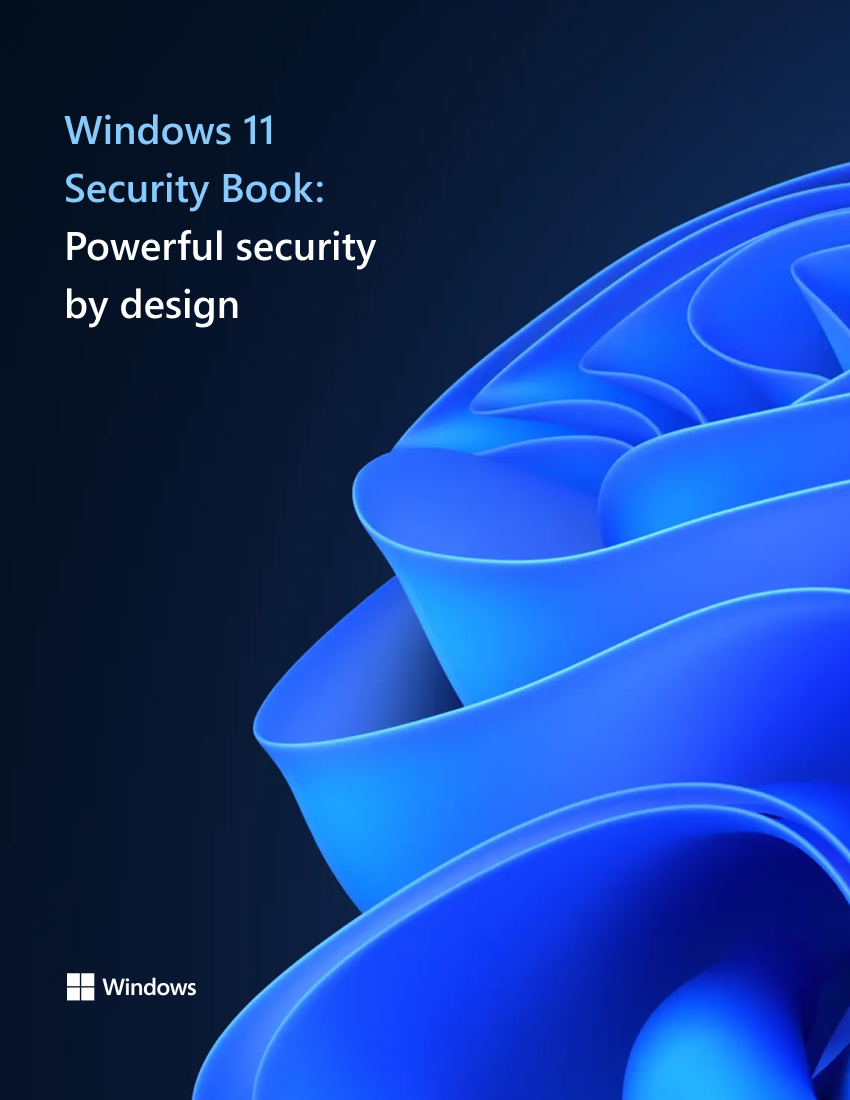 Cover of the Windows 11 security book.