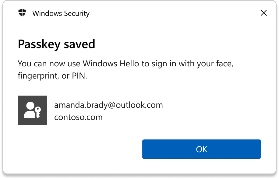 Microsoft now lets you log in with your face or security key