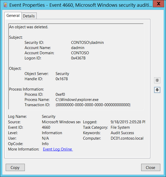 Various Critical Event IDs in Windows 11 - Fig. 6 (Source: Microsoft)