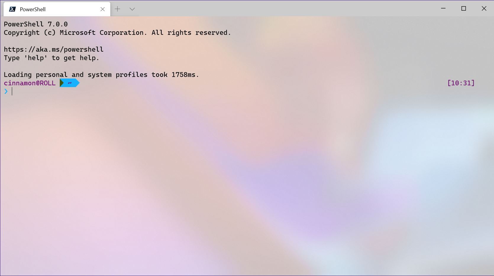 Windows Terminal Frosted Glass Theme | Microsoft Learn