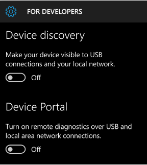 Windows Device Portal for Mobile - UWP applications | Microsoft Learn