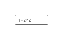 A NumberBox containing placeholder text reading "A + B".