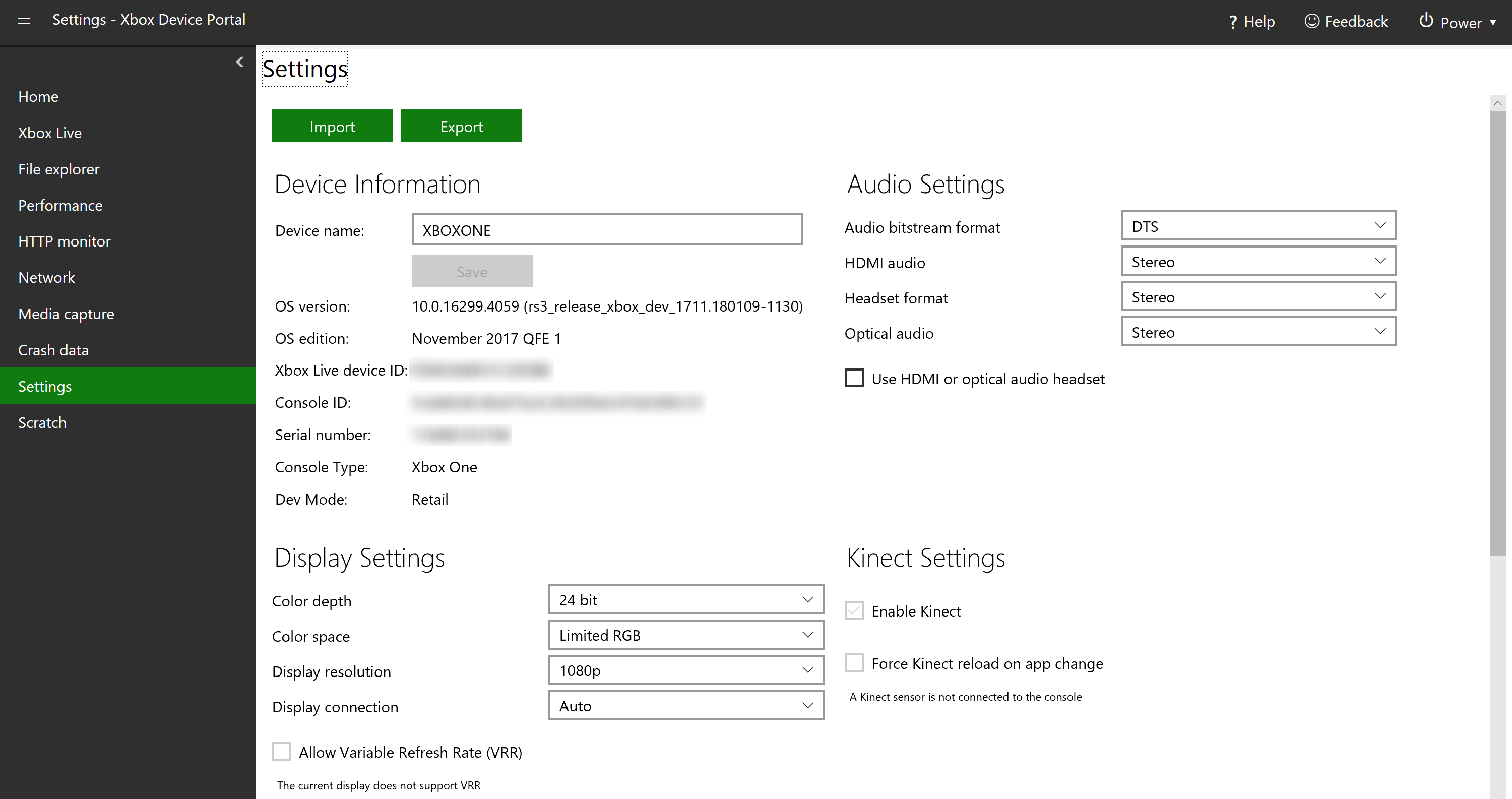 Device Portal for Xbox - UWP applications | Microsoft Learn