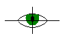 illustration showing an eye composed of three ellipses: one each for the outline, iris, and pupil