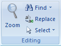 screen shot of zoom included in editing group 