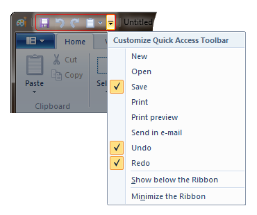 Quick Access Toolbar - Win32 Apps | Microsoft Learn