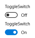 Toggle switch control