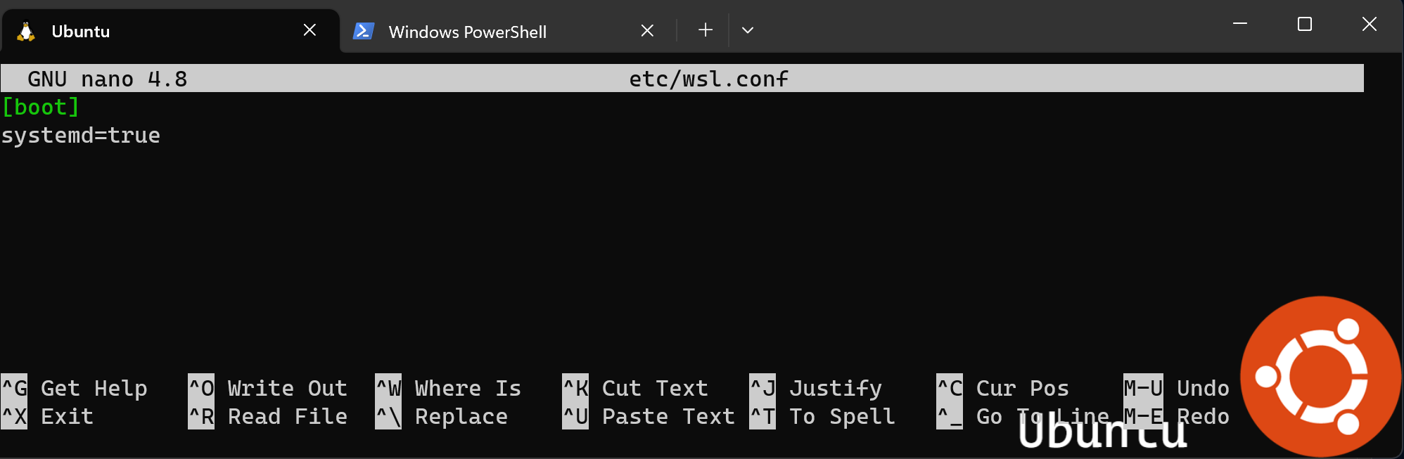 Enable systemd on WSL 2