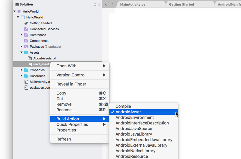 Using Android Assets - Xamarin | Microsoft Learn