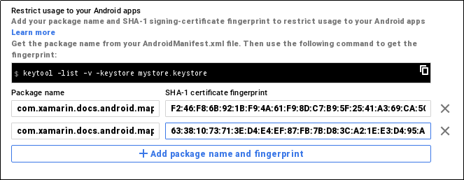Adding another fingerprint creates another SHA-1 certificate