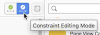 The Constraint Editing Mode button