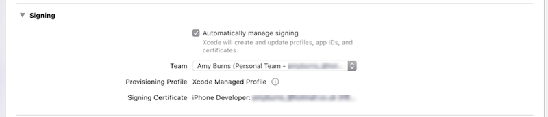 Automatically manage signing