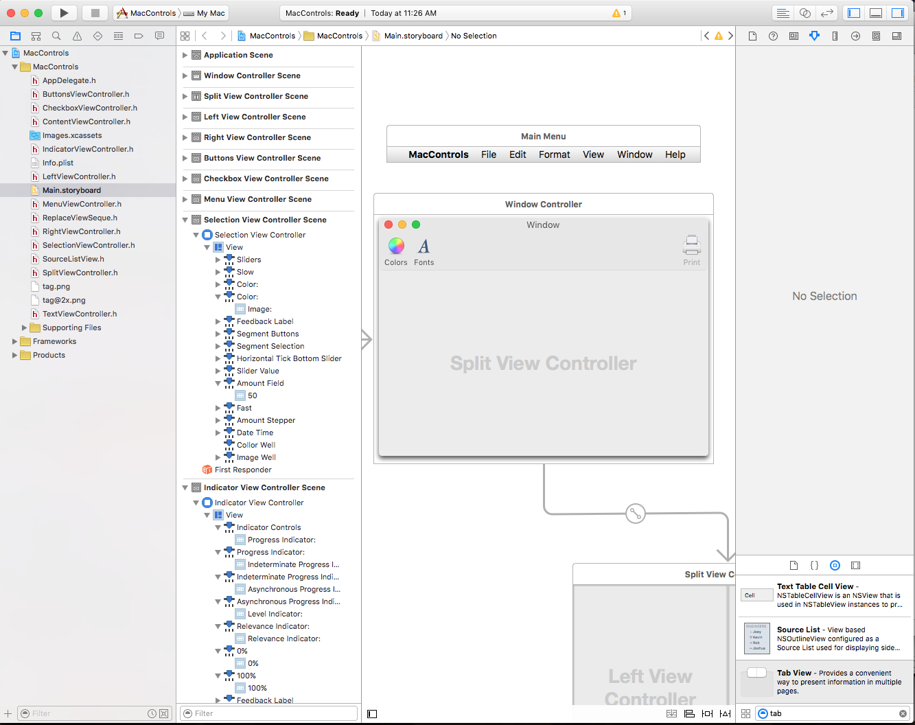 Editing the storyboard in Xcode