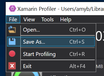 Saving .mlpd file in Visual Studio