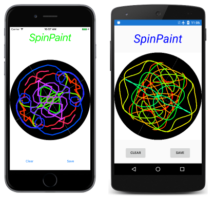 SpinPaint app