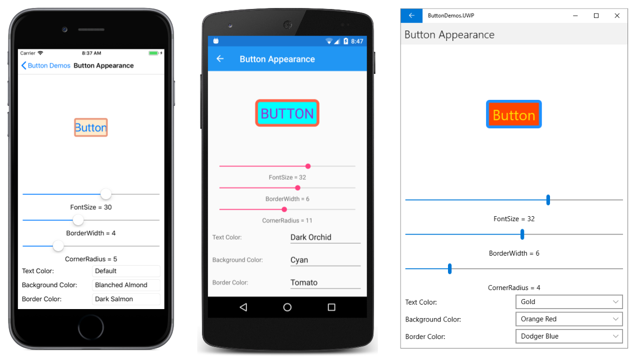  Button - Xamarin | Microsoft Learn