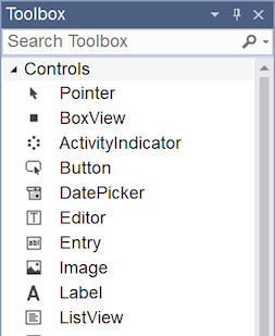 Toolbox list view