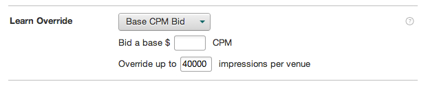 Diagram that illustrates base CPM bid amount.