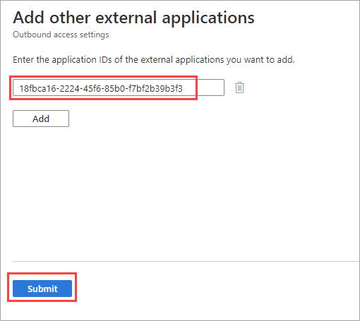 Screenshot that shows selecting applications.