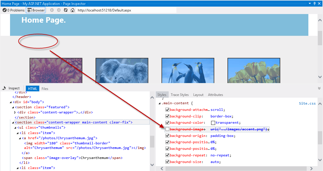 Enabling and disabling CSS styles Enabling and disabling CSS styles2