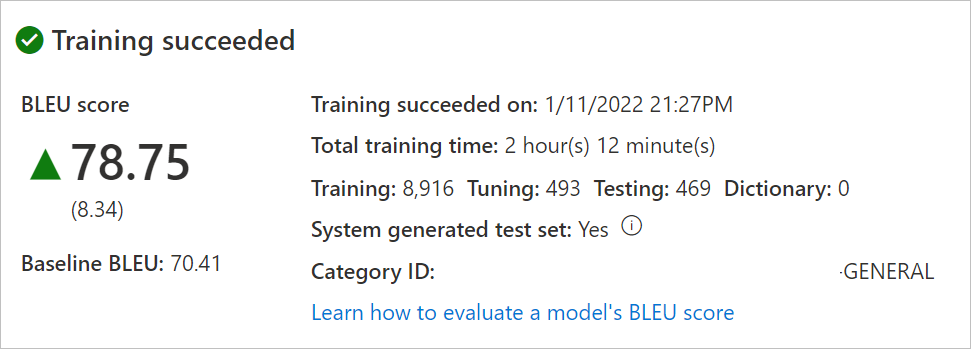 Screenshot illustrating model details fields.