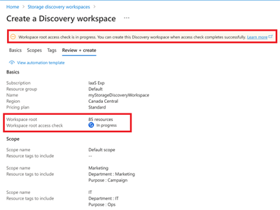 Screenshot of access checks running.