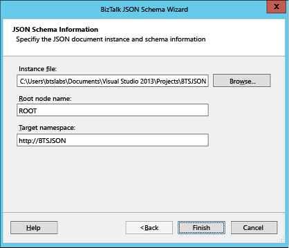 BTSJSON_Wizard Generated XSD schema for JSON