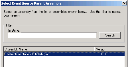 TPESelectParentAssembly Select Parent Assembly as event Source in the TPE