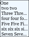 TextTrimming_Character Example: TextTrimming.CharacterEllipsis