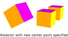 threecubes_rotationwithcenter_1 Rotation with new center point