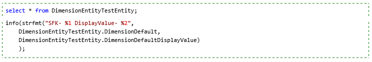 Screenshot of the read example.
