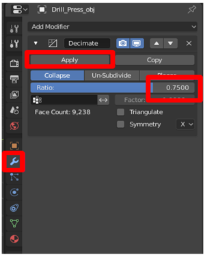 Ratio setting Ratio setting.