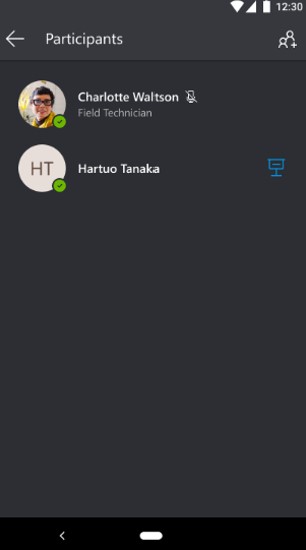Add Contact Screenshot showing add contact button.