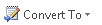 Convert To button image in Dynamics 365 apps Convert To button image in Dynamics 365 apps.