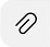 Paper clip icon Paper clip icon.