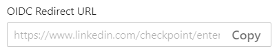 OIDC Redirect URL